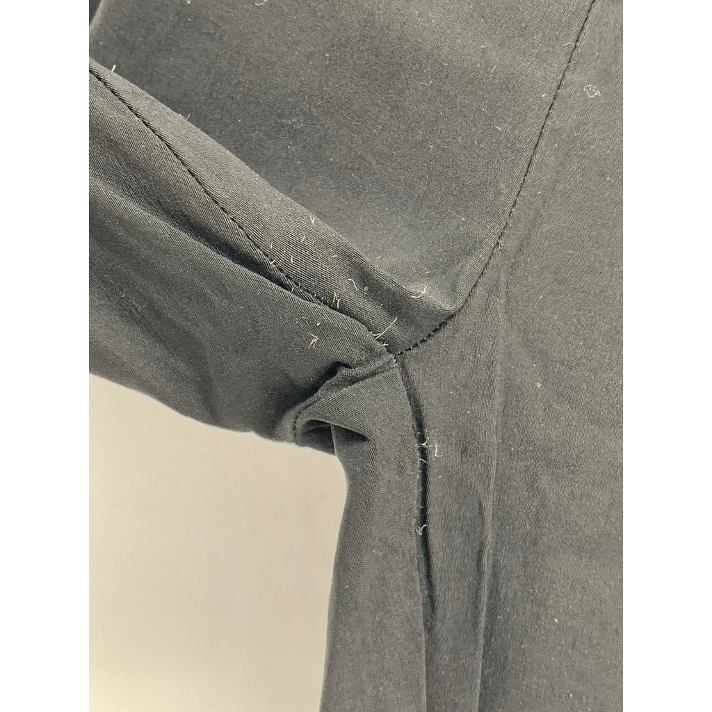 UNIF Women's Black Solid Pull-On Bootcut Casual Pants SZ 24