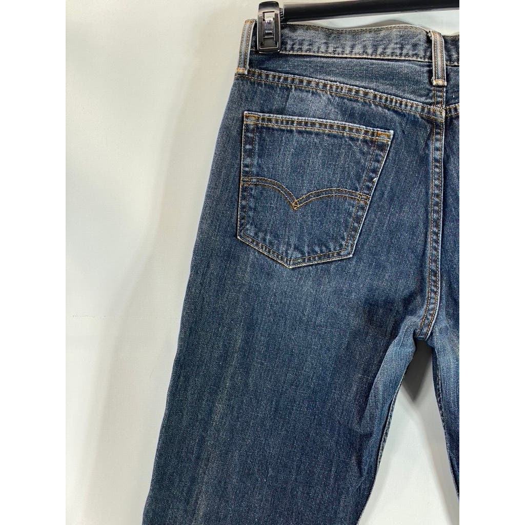 LEVI'S Men's Medium Wash Stretch 514 Straight Fit Five-Pocket Jeans SZ 34X30