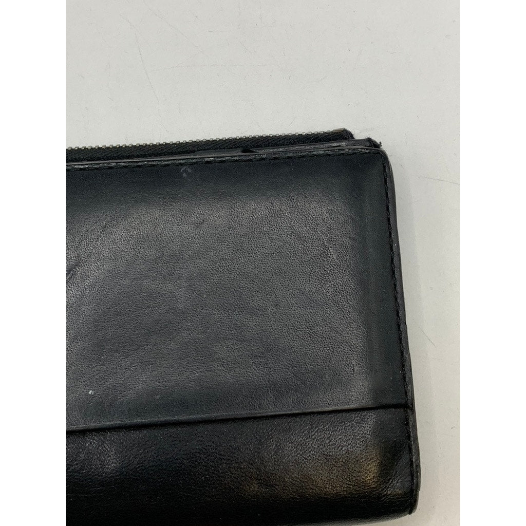 KARA BAGS Women's Black Leather Wallet Bag SZ OS