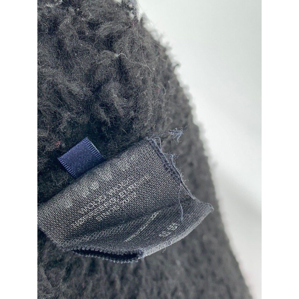 WOOD WOOD Men's Black Denim Button-Up Sherpa Lined Four Pocket Jacket SZ 40