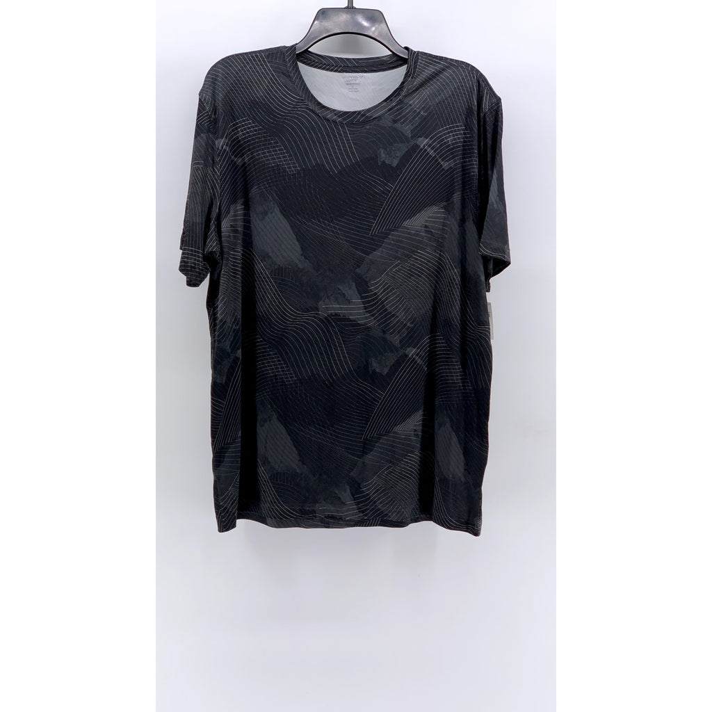 OLD NAVY Men's Black Active Printed Short Sleeve T-Shirt SZ L