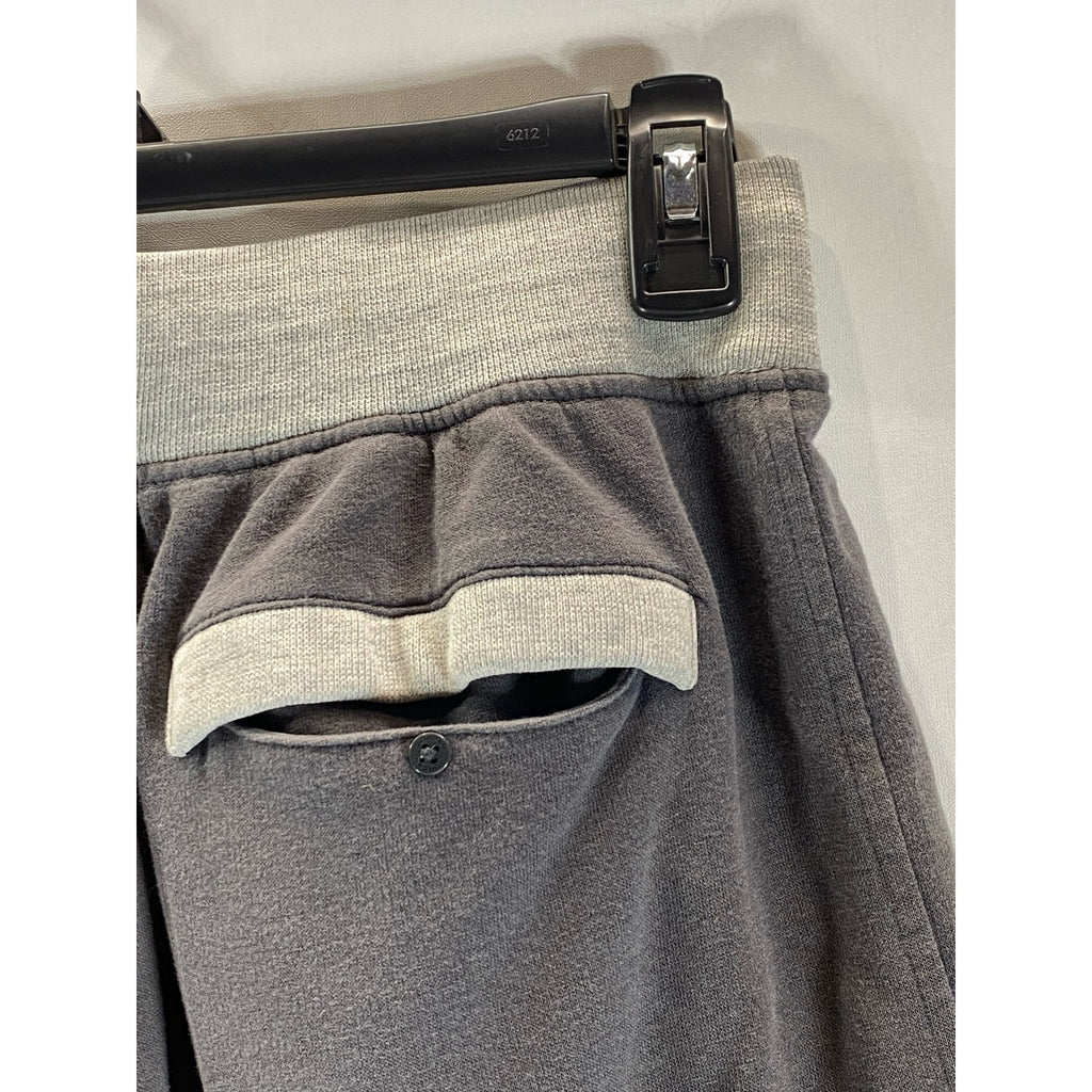 AIR JORDAN Men's Dark Gray/Light Gray Pull-On Sweat Shorts SZ M