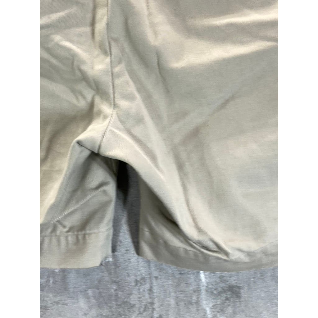BANANA REPUBLIC Men's Beige Lightweight Regular-Fit Shorts SZ 34