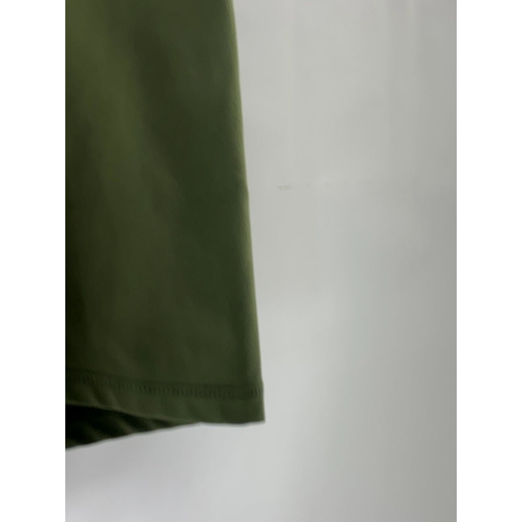 WEWOREWHAT Women's Army Green Solid Pull-On Casual Biker Shorts SZ S