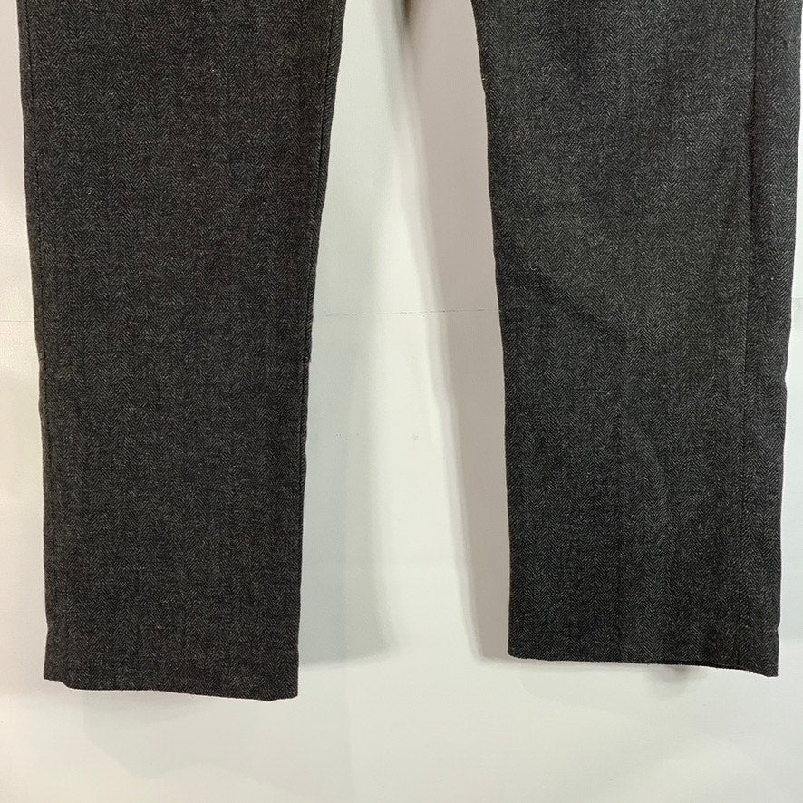 GOODFELLOW & CO Men's Charcoal Herringbone Slim-Fit Pant SZ 36X30