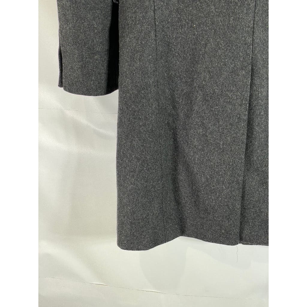 THE KOOPLES Men's Charcoal Classic Feltro Three-Button Coat SZ 44(US XS)