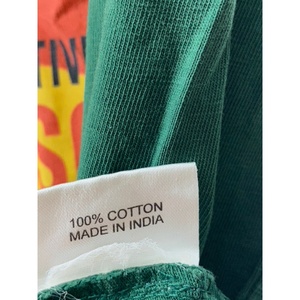 JOHN PLAYERS Men's Green Lemon Juice & Soda Graphic Short Sleeve T-Shirt SZ L