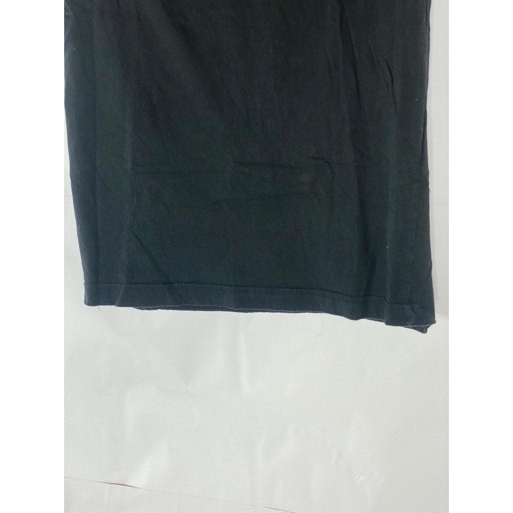 KNOWLITA Men's Black-White "Houston Or Nowhere" Short Sleeve T-Shirt SZ S