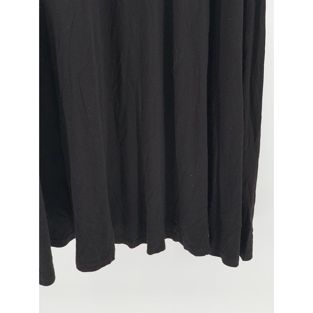 MADE BY JOHNNY Women’s Black Solid Pull-On Maxi Skirt SZ M