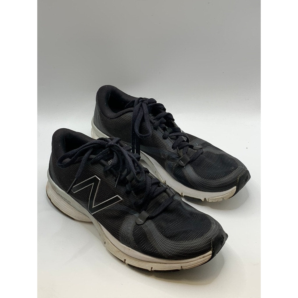 NEW BALANCE Men's Black-White CushDUO Mesh Sneakers SZ 8