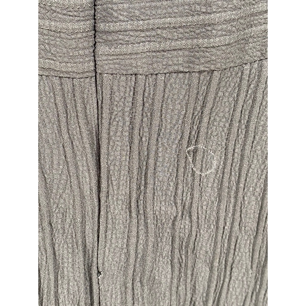 SHEIN Women's Black Ribbed Long-Sleeve V-Neck Maxi Dress SZ 12
