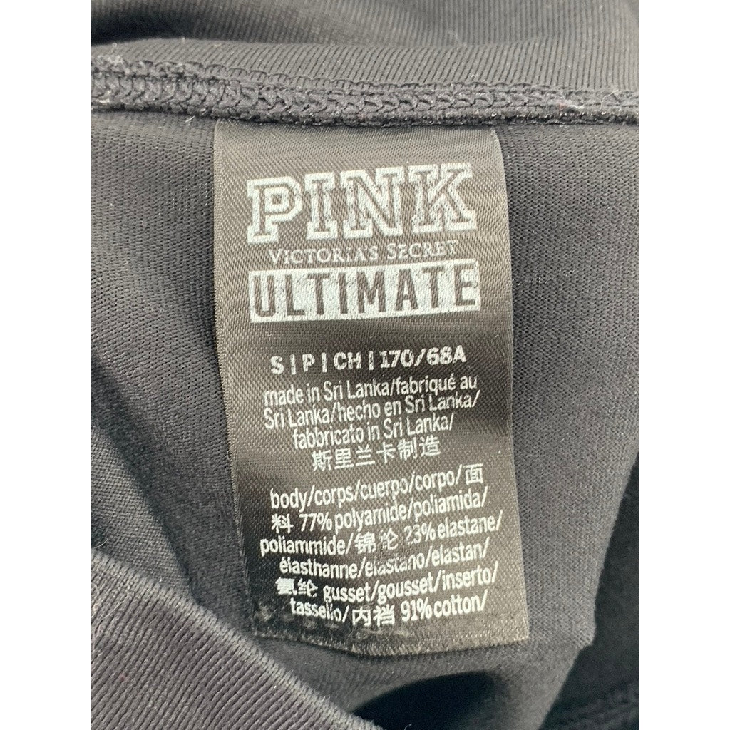 PINK VICTORIA'S SECRET Women's Black Ultimate High-Rise leggings SZ S