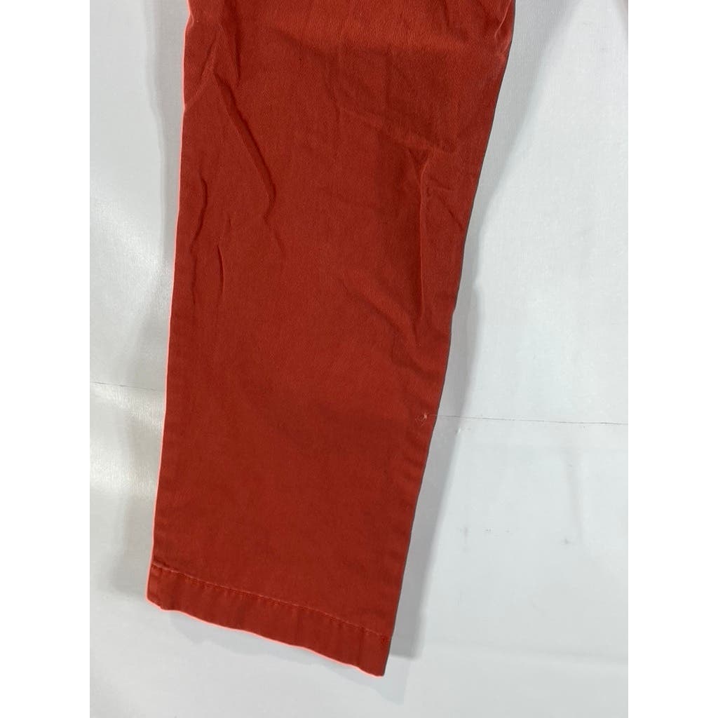 J.CREW Men's Red Straight-Fit Broken-In Chino Pant SZ 30X30