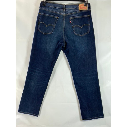 LEVI'S Men's Dark Blue 541 Athletic Taper-Fit Denim Five-Pocket Jeans SZ 36X32