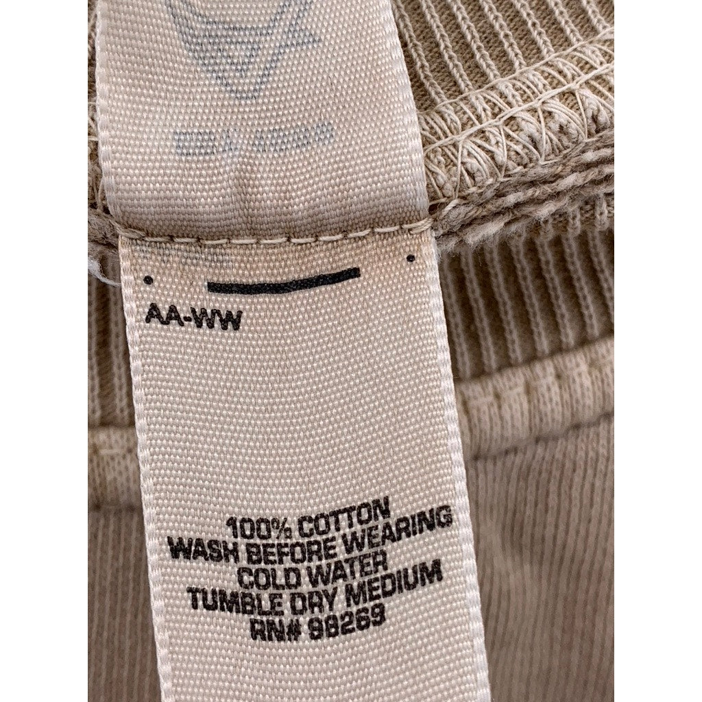 ALTERNATIVE APPAREL Men's Tan Crewneck Sweatshirt SZ M
