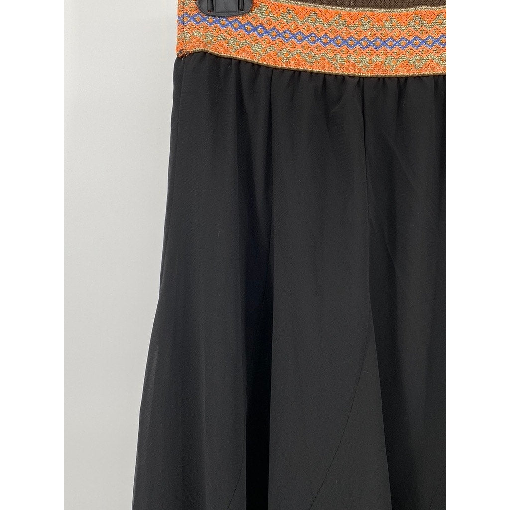UNBRANDED Boho Chic Womens Flowy Maxi Skirt SZ (S)