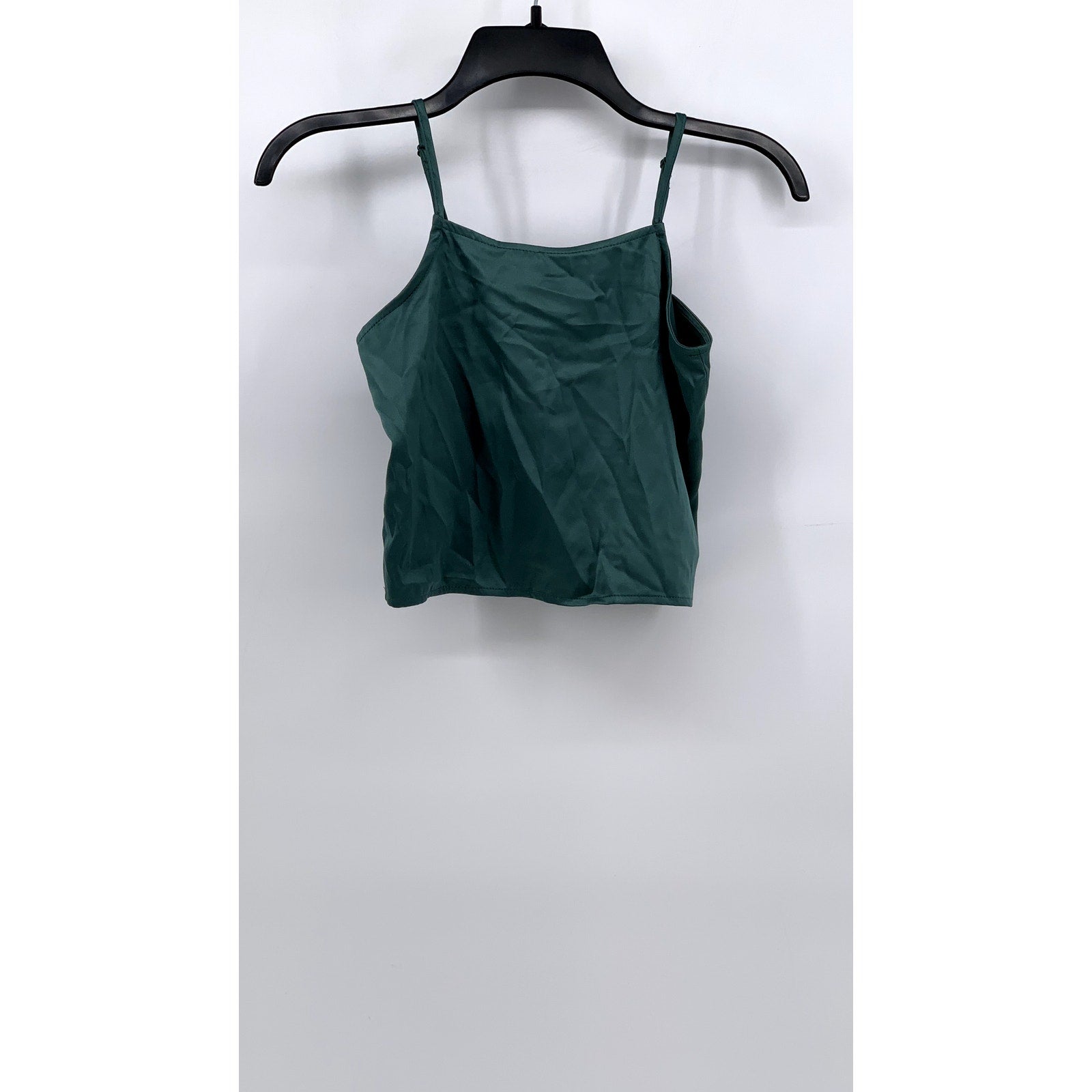 ART CLASS Girls' Dark Green Satin Tank Top SZ M(8)