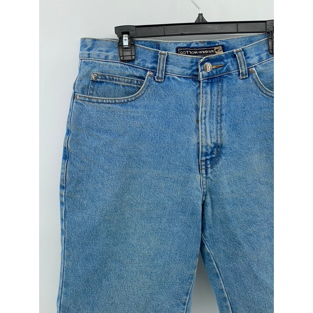 COTTON WEB.DE Men's Vintage Denim Regular-Fit Bermuda Shorts SZ 33