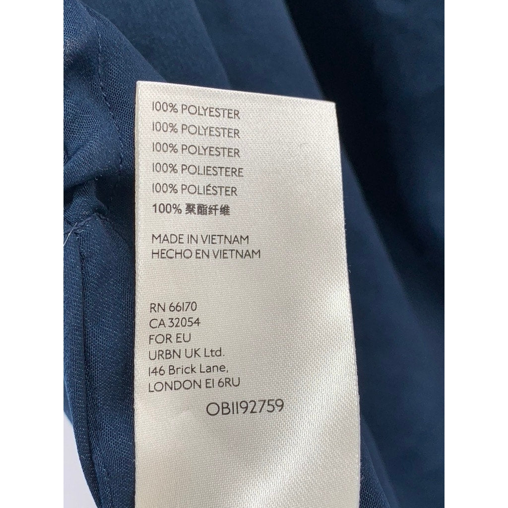 FREE PEOPLE Women's Dark Blue Tie-Shoulder Sleeveless Top SZ M