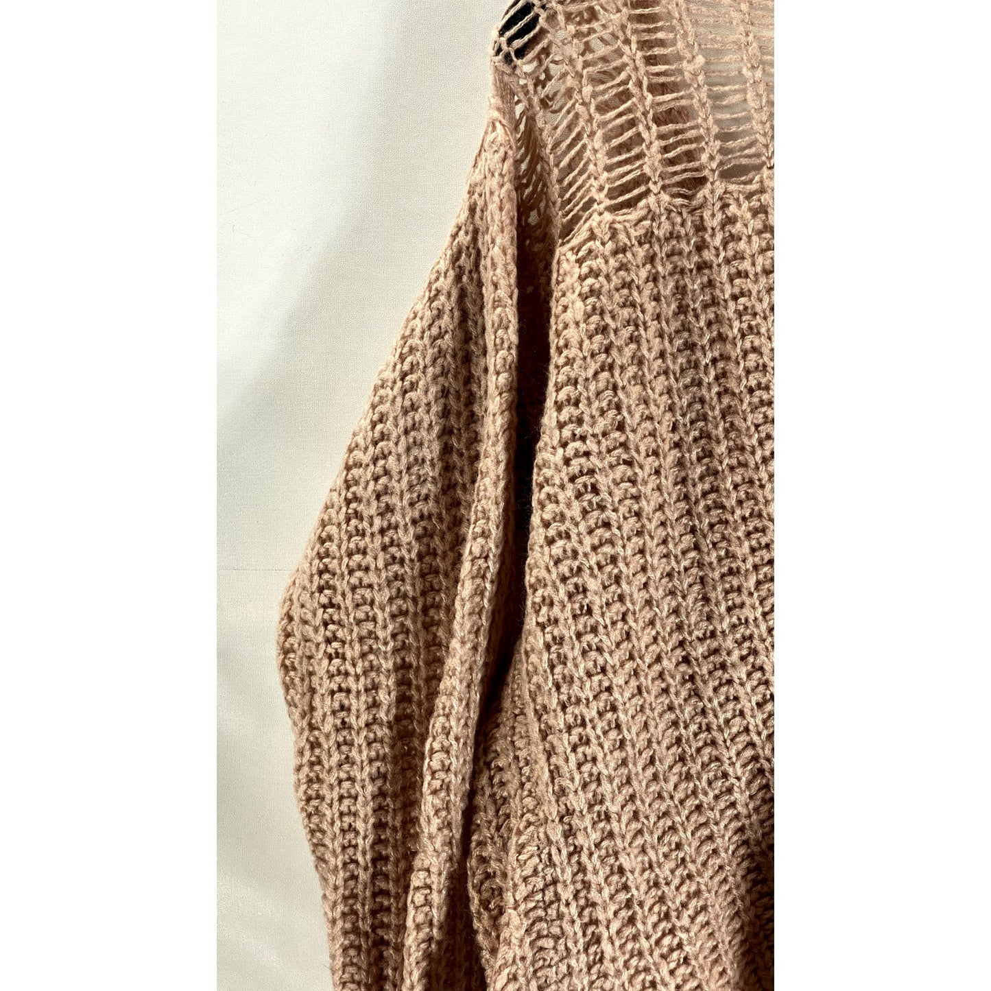 FATE Women's Brown Knit Pullover Sweater SZ S