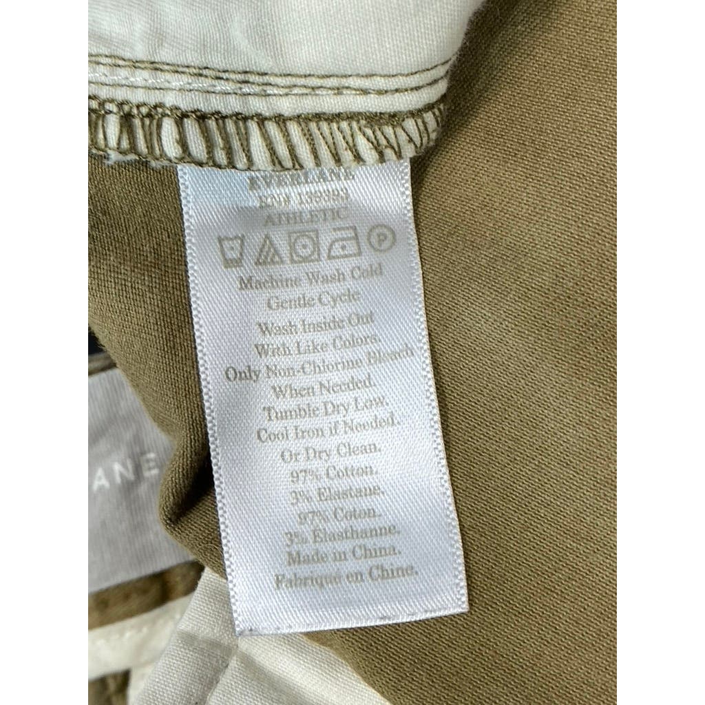 EVERLANE Men's Tan Midweight Athletic-Fit Chino Pants SZ 32X32
