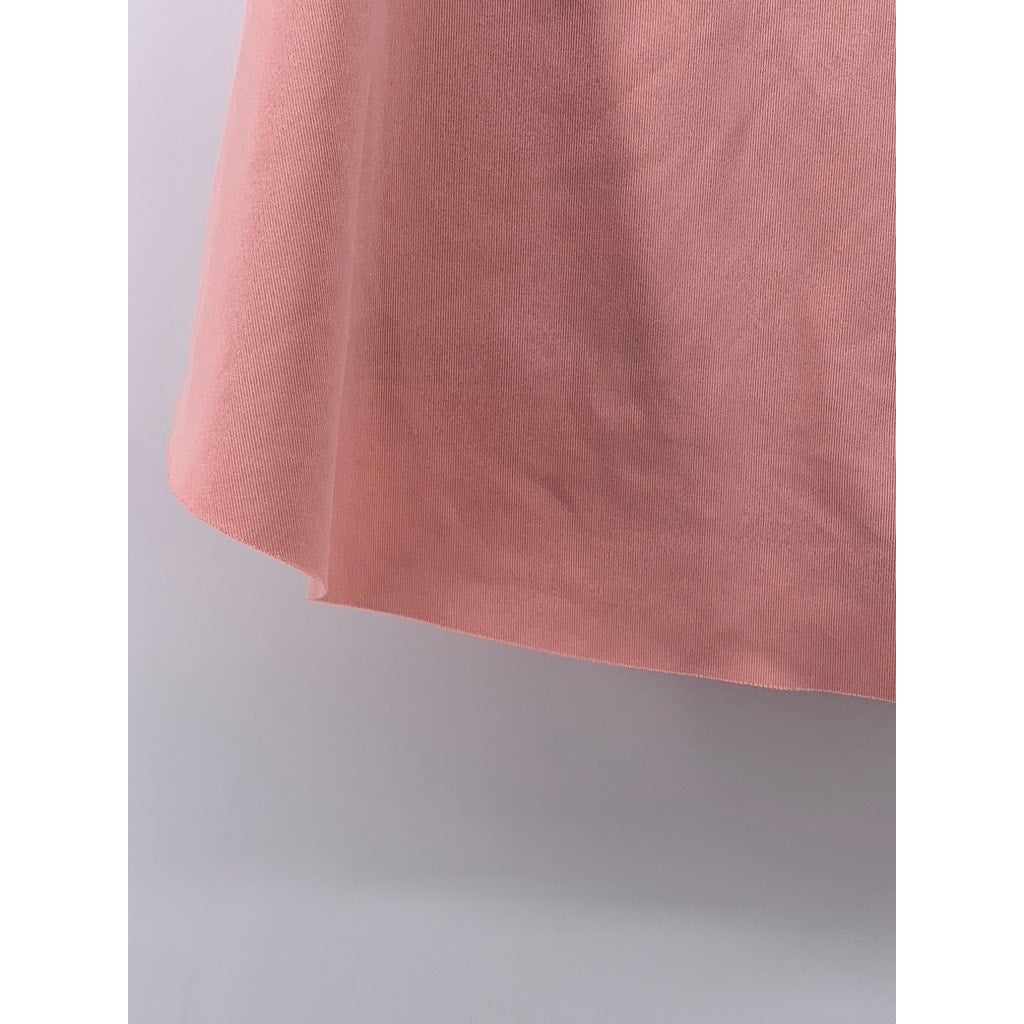 UNBRANDED Women's Light Pink Pull-On Tennis Mini Skirt SZ S