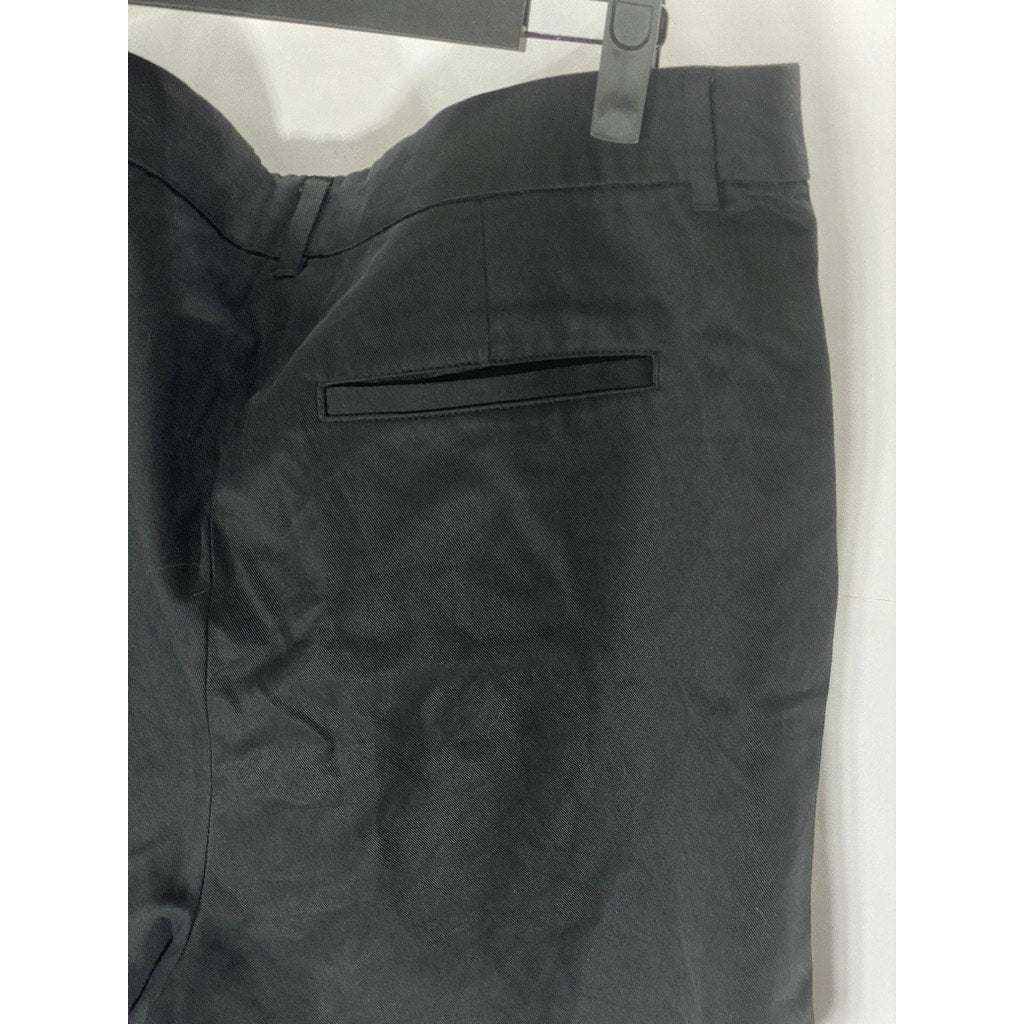 OLD NAVY Women’s Black Jack Solid Extra High-Rise Taylor Trouser Shorts SZ L