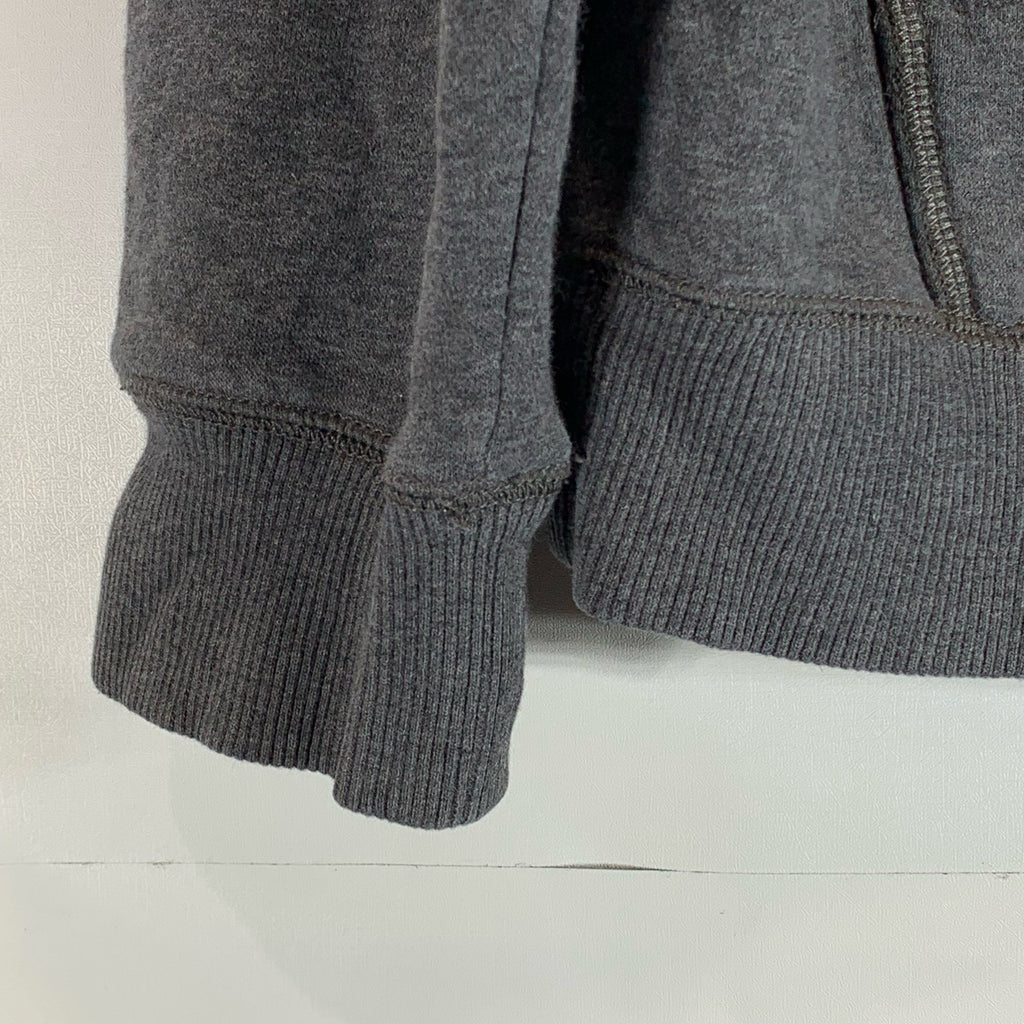 NIKE Men's Gray Logo Regular-Fit Pullover Hoodie SZ L