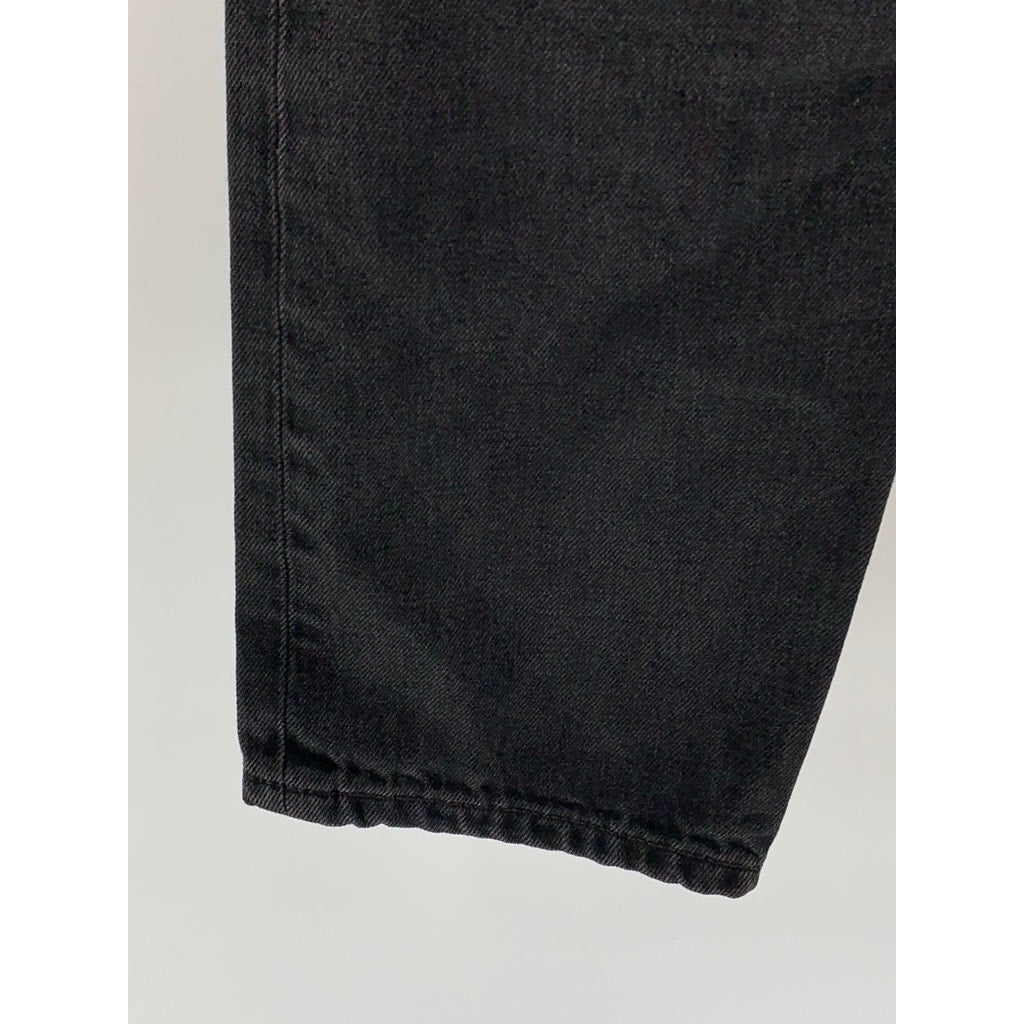 NUDIE JEANS CO Men's Black Denim Tapered Jeans SZ 28X26