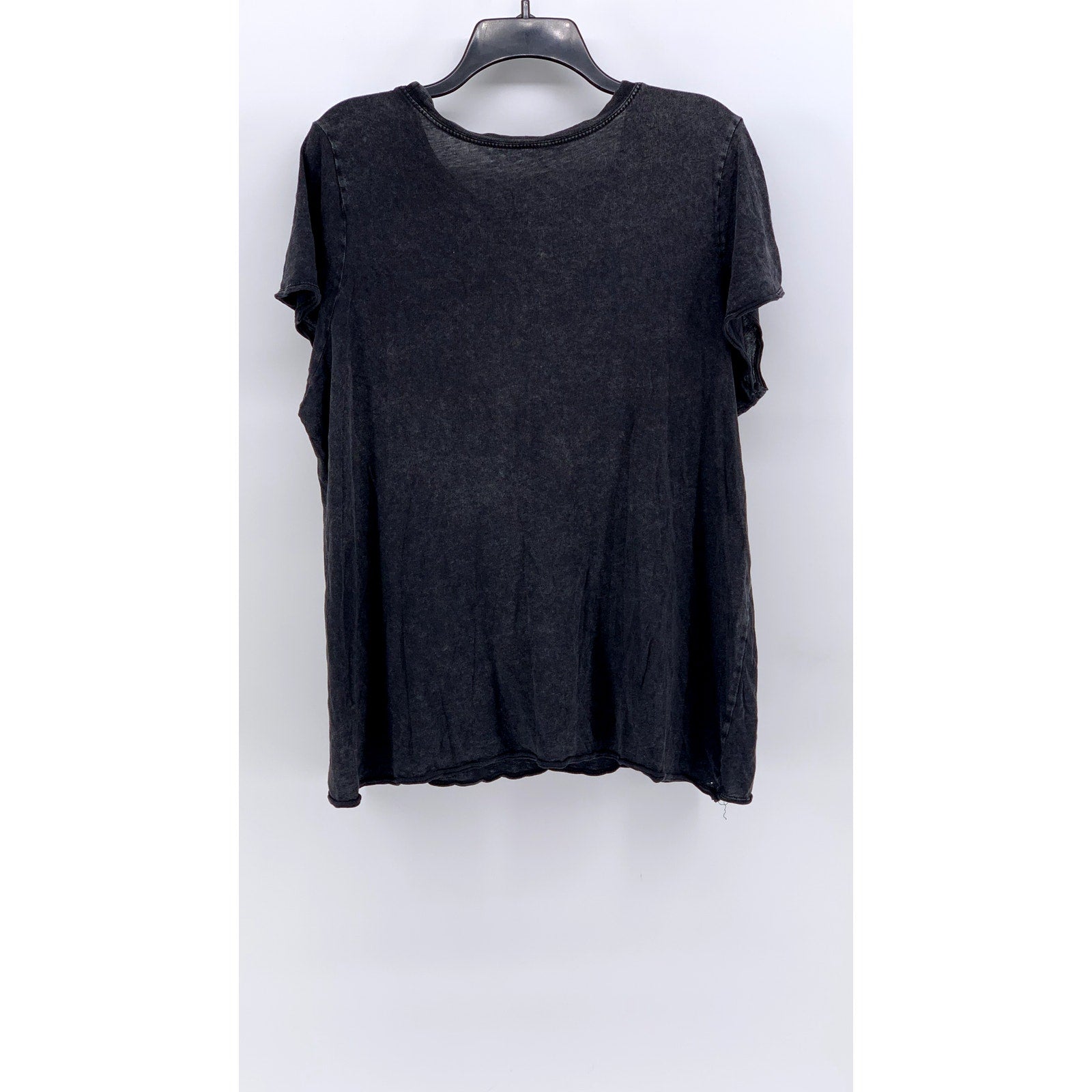 UNBRANDED Men's Black Distressed Nirvana Crewneck Graphic T-Shirt SZ L