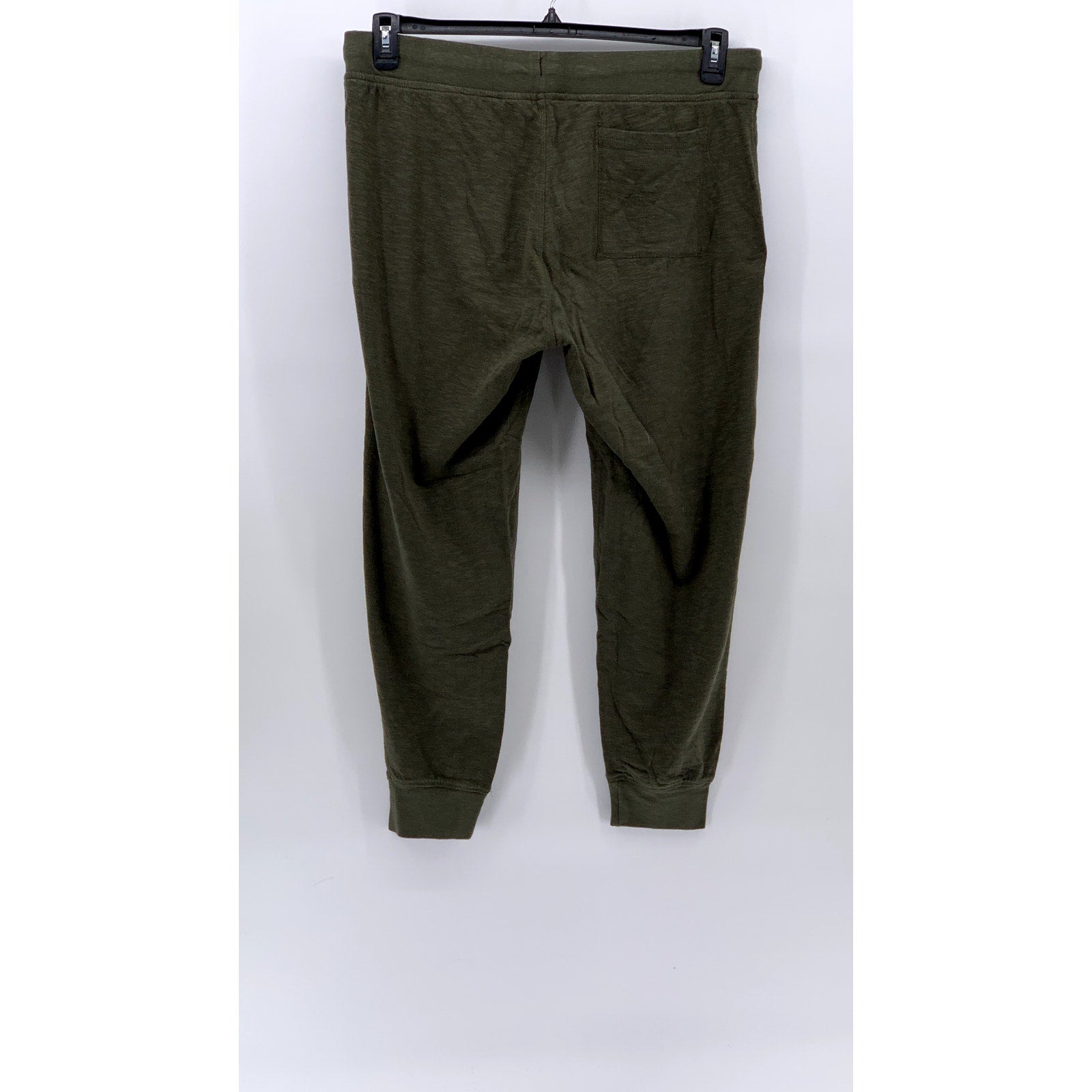 J.CREW Men's Olive Green Drawstring Double-Knit Pull-On Jogger Pant SZ L