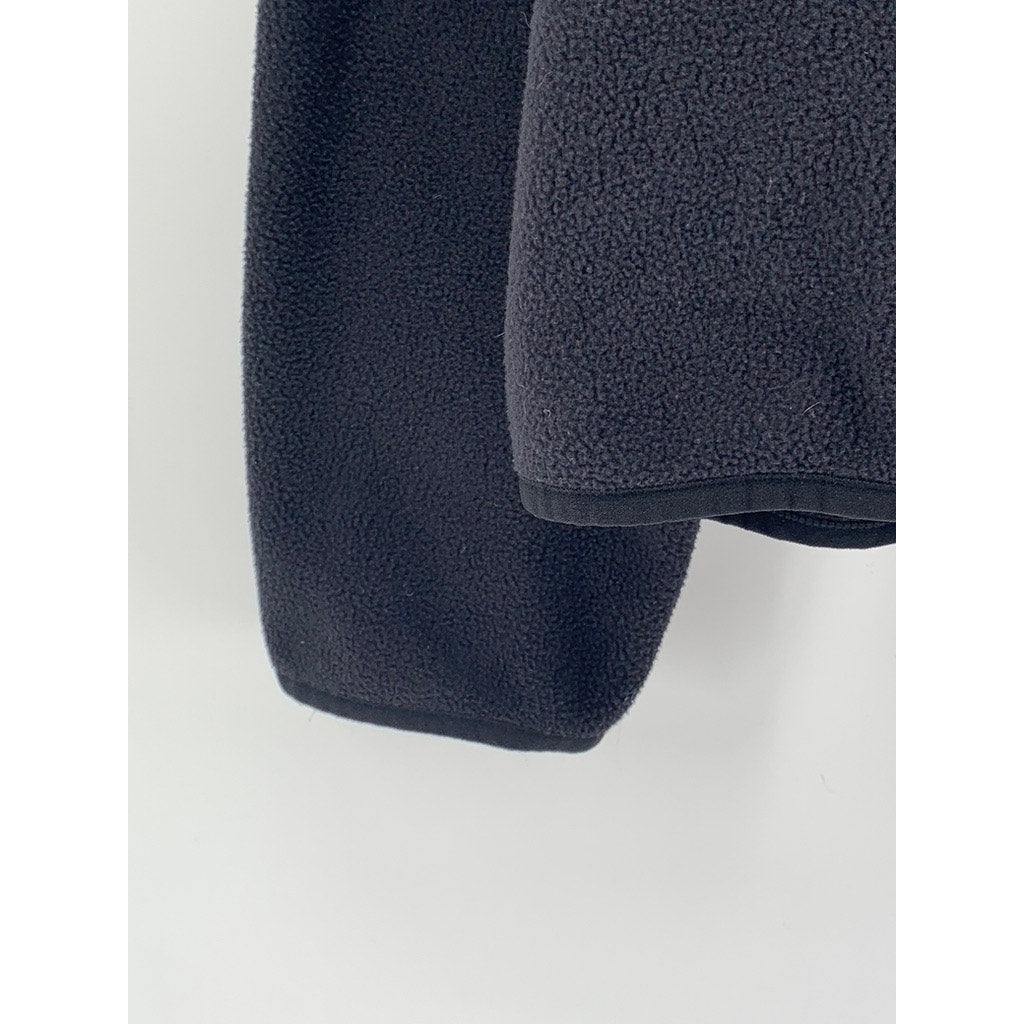 Z BY ZELLA Women's Black Fleece Half-Zip Cozy Sweater SZ XL