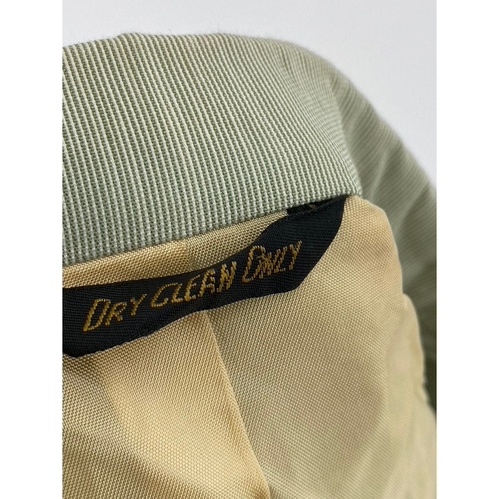 VAUGHN AT SATHER GATE Men's Vintage Green Two-Button Blazer SZ S