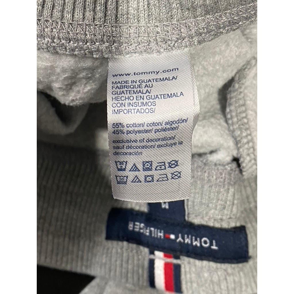 TOMMY HILFIGER Men's Light Grey Solid Drawstring Pull-On Jogger Pants SZ M