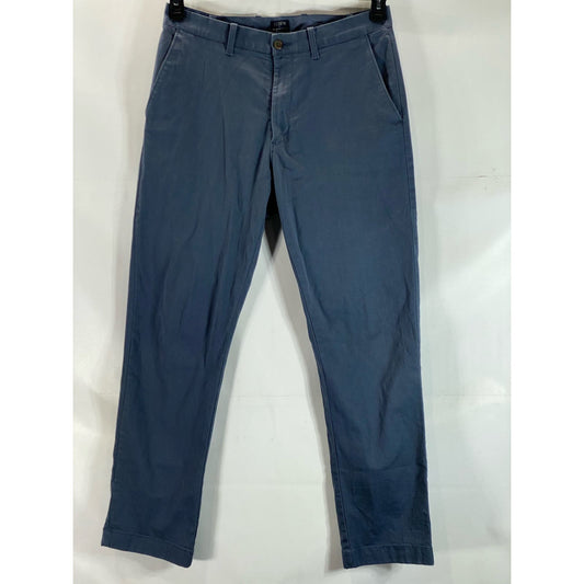 J. CREW Men's Blue Flex Sutton Straight-Fit Chino Pant SZ 34X32