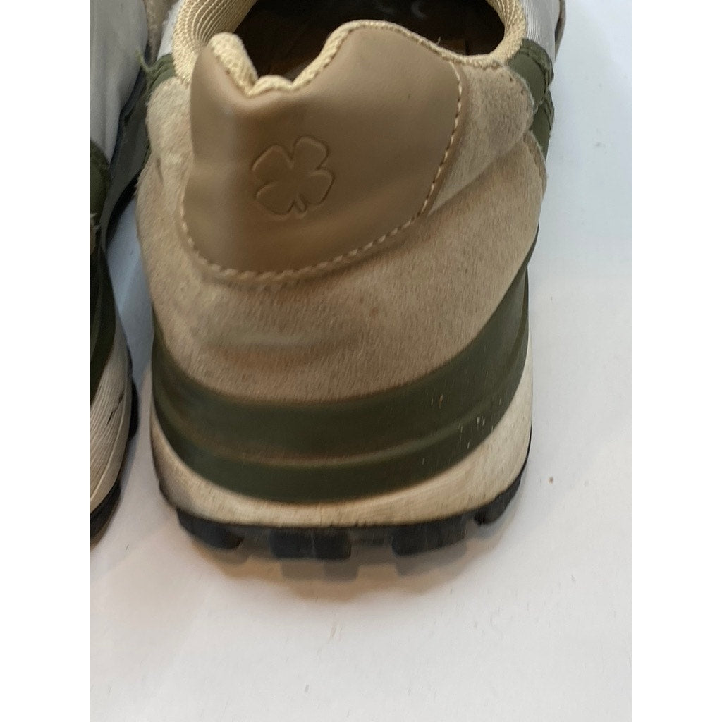 LUCKY BRAND Men's Tan-Beige Classic Lace-Up Round-Toe Ruby Sneakers SZ 9