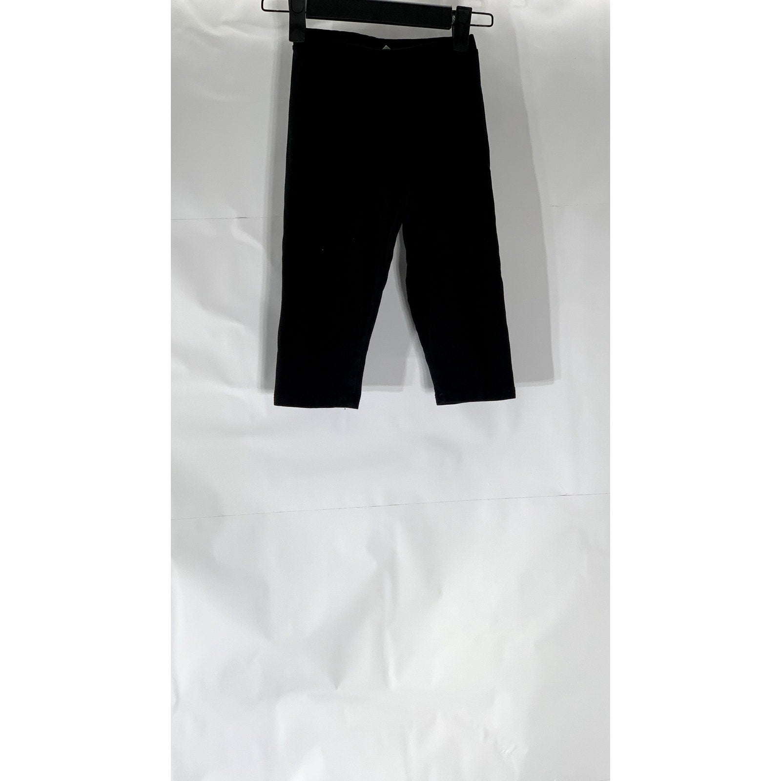 ZARA Girl's Black Solid Elastic Waist Pull-On Biker Shorts SZ 9