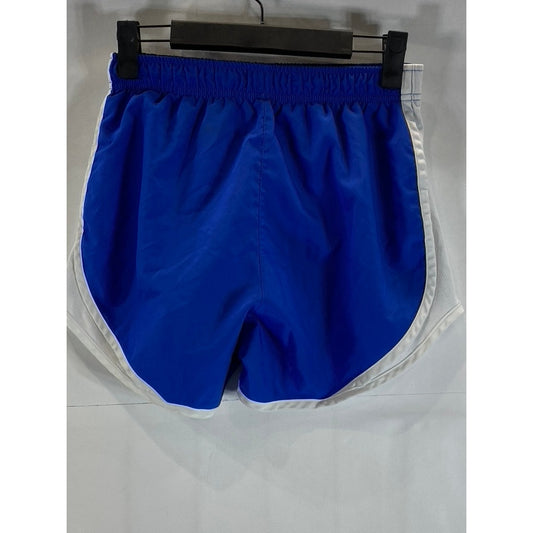 NIKE Women's Blue/White Dry Tempo Pull-On Running Shorts SZ S