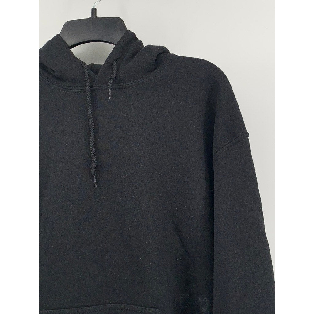 GILDAN Women's Black Heavy Blend Graphic Hoodie SZ M