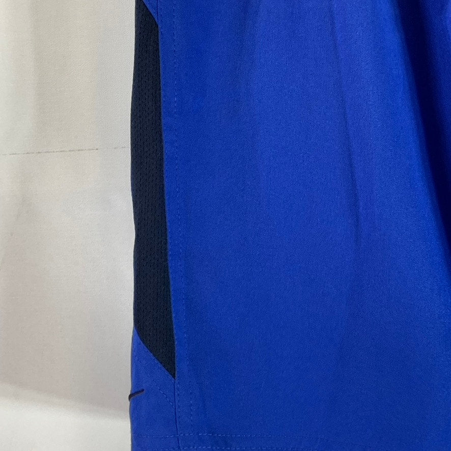 NIKE Men's Blue/Black Drawstring Pull-On Contend Swim Trunks SZ M