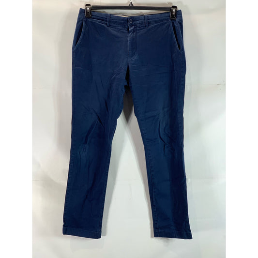 J. CREW Men's Blue 770 Straight-Fit Stretch Pants SZ 34X32