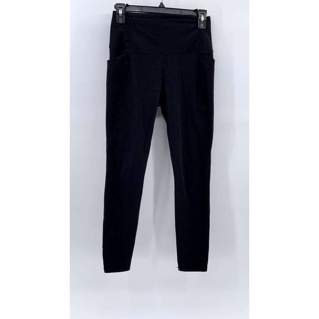 SPYDER Women's Black Solid Pull-On High-Rise Active Leggings SZ S