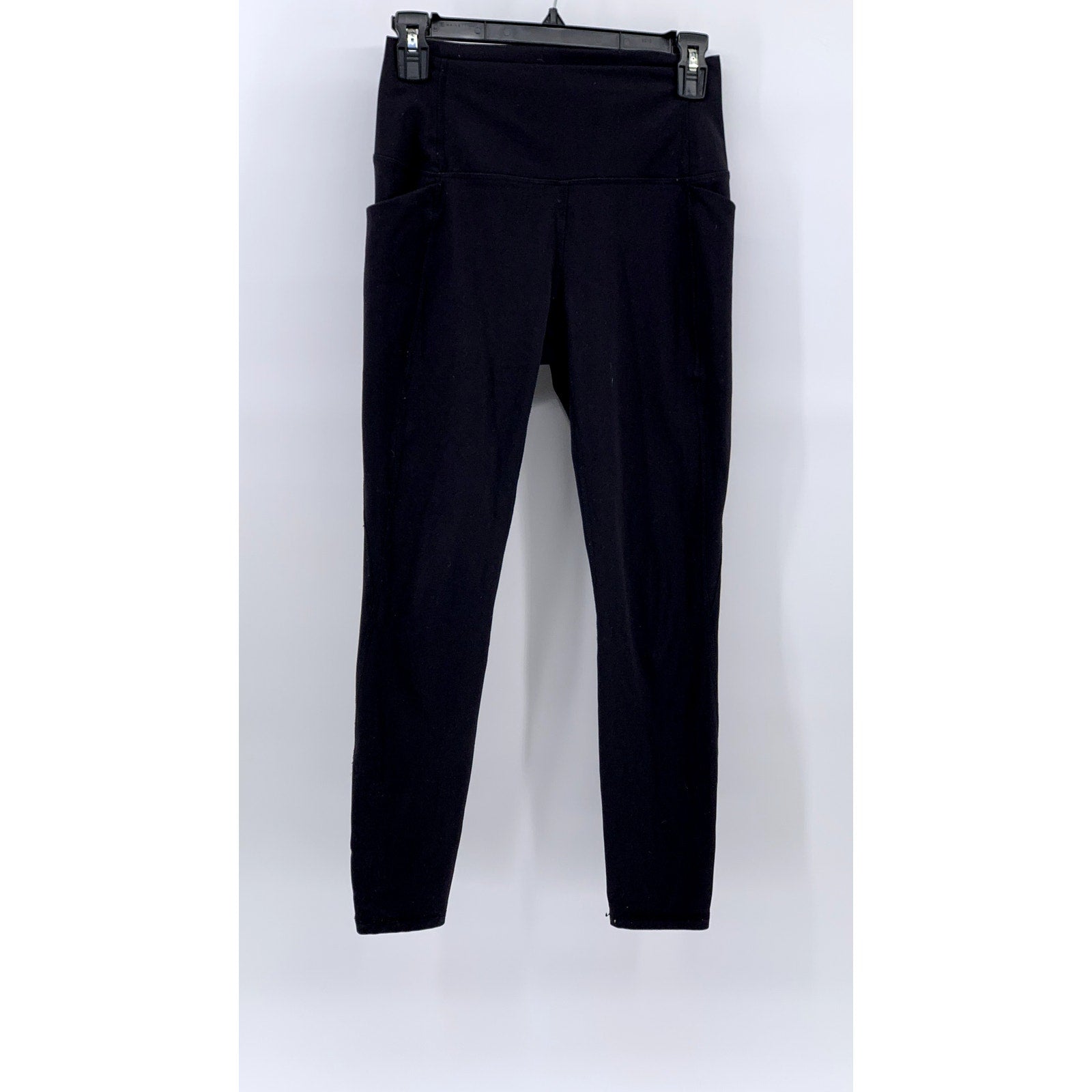 SPYDER Women's Black Solid Pull-On High-Rise Active Leggings SZ S