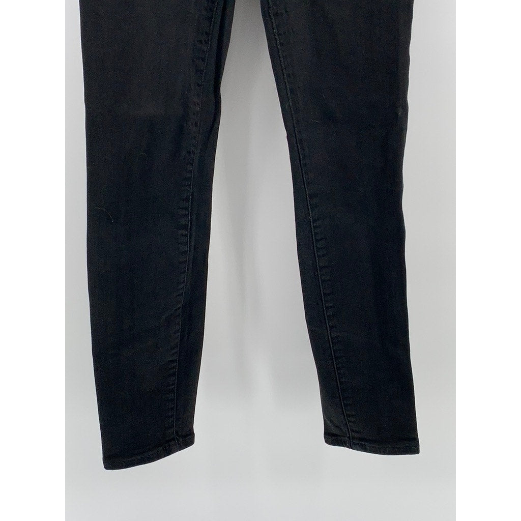 MADEWELL Women's Black Petite 9" High-Rise Skinny Jeans SZ 26S