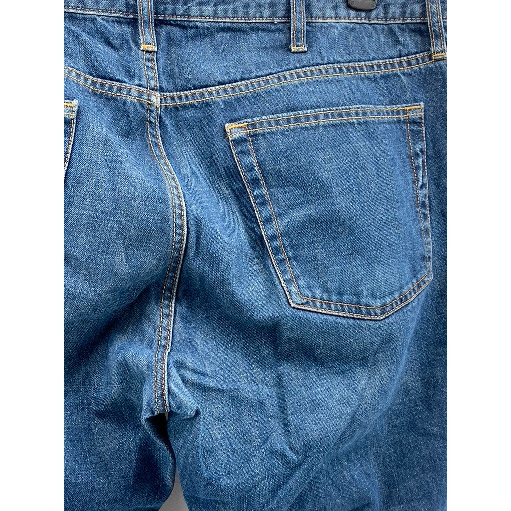 OLD NAVY Men's Medium Blue Denim Straight-Leg Regular Fit Jeans SZ 40X30