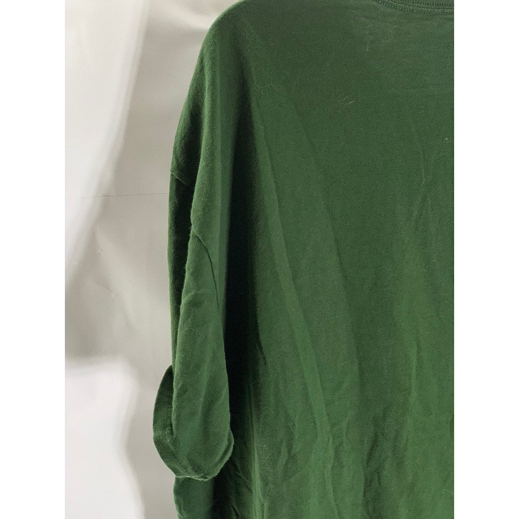 HOLIDAY BRAND Men's Dark Green Crewneck Logo Short Sleeve T-Shirt SZ 2XL