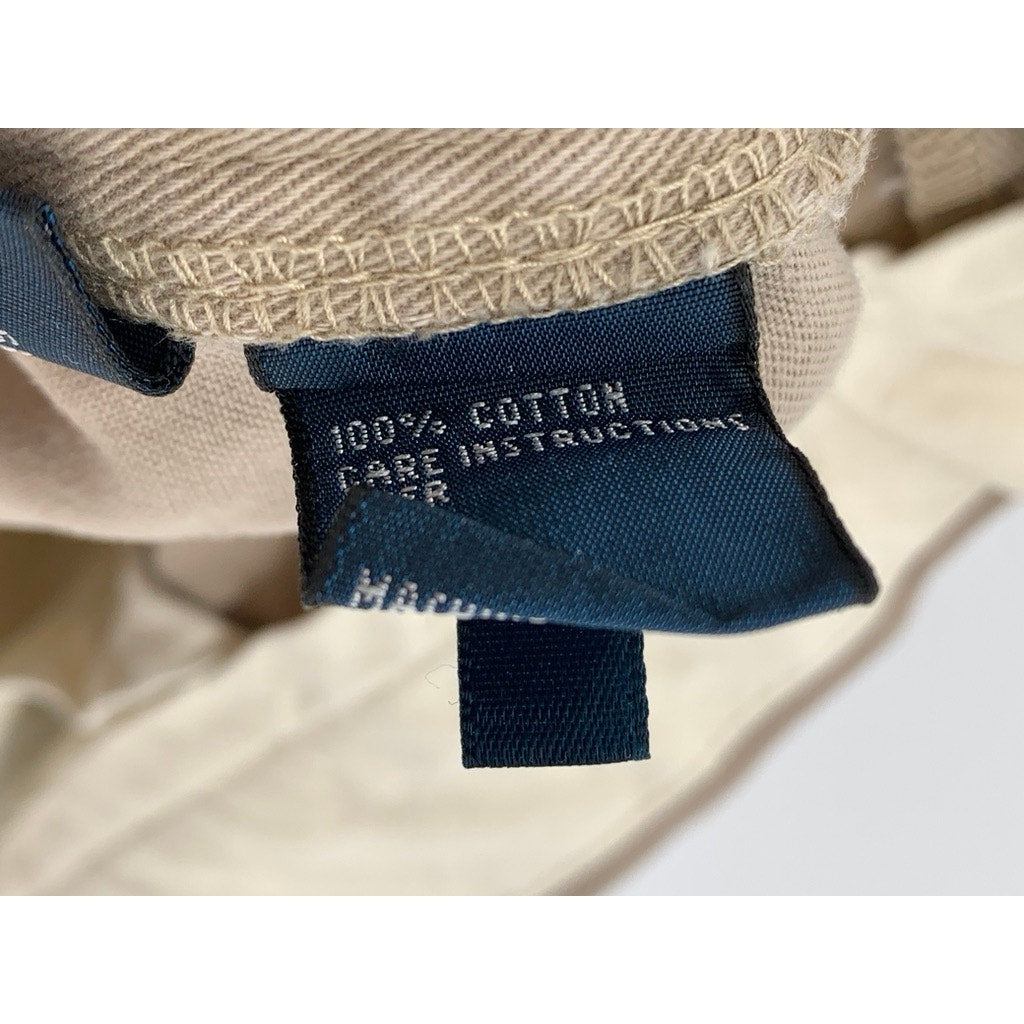 POLO RALPH LAUREN Men's Vintage Tan Pleated Straight-Leg Andrew Pant SZ 33X32