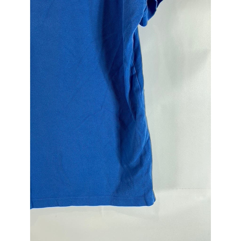 TOMMY HILFIGER Men's Federal Blue Custom-Fit Short Sleeve Polo Shirt SZ XL
