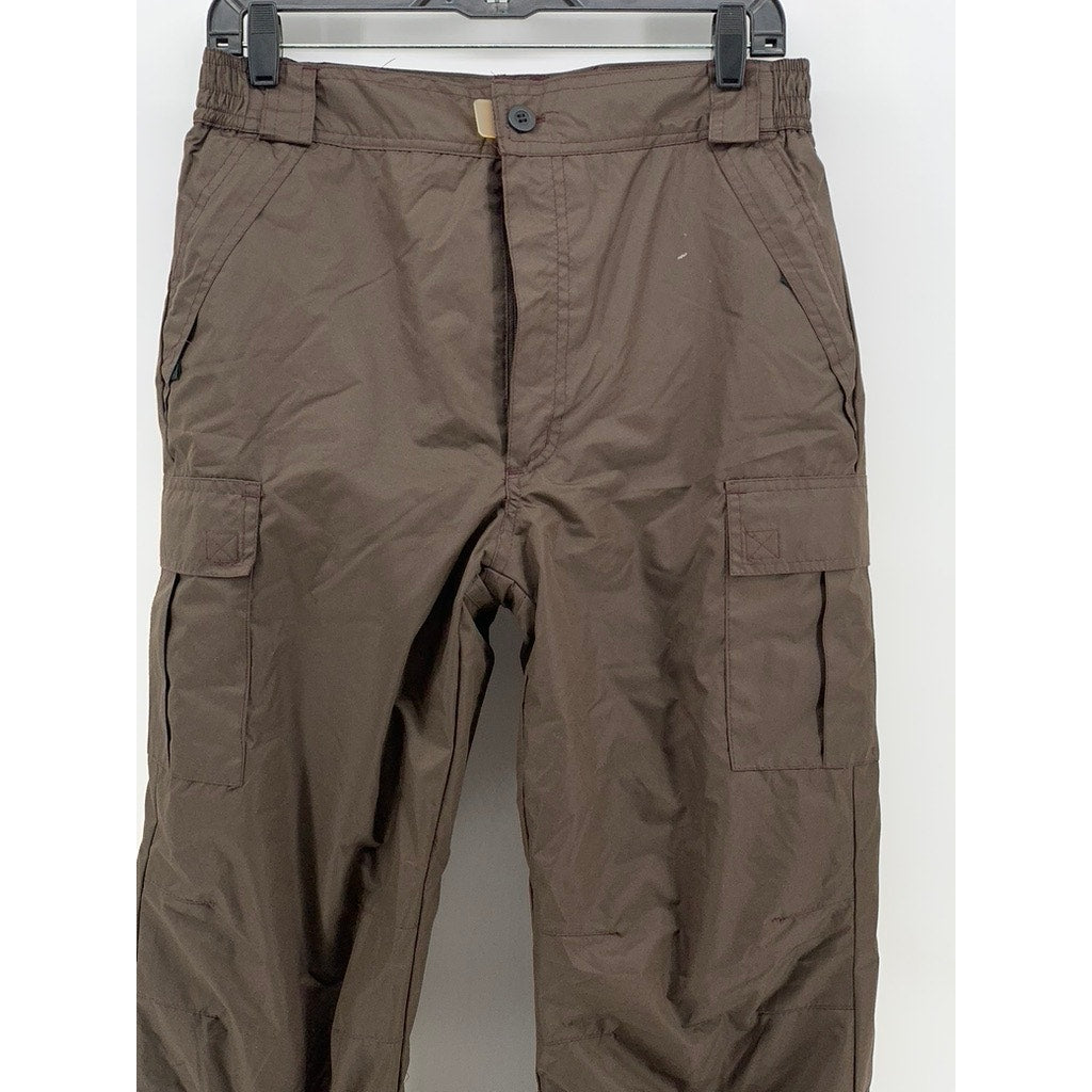 ICEBURG Women's Brown Lined Snow Ski Pants SZ L