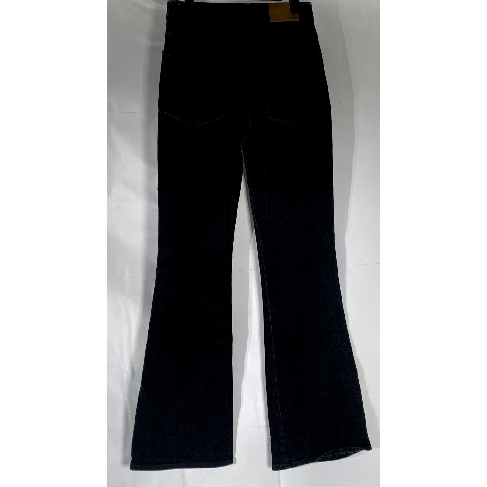 MADEWELL Women’s Black Solid Denim The Perfect Vintage Flare Jean SZ 23